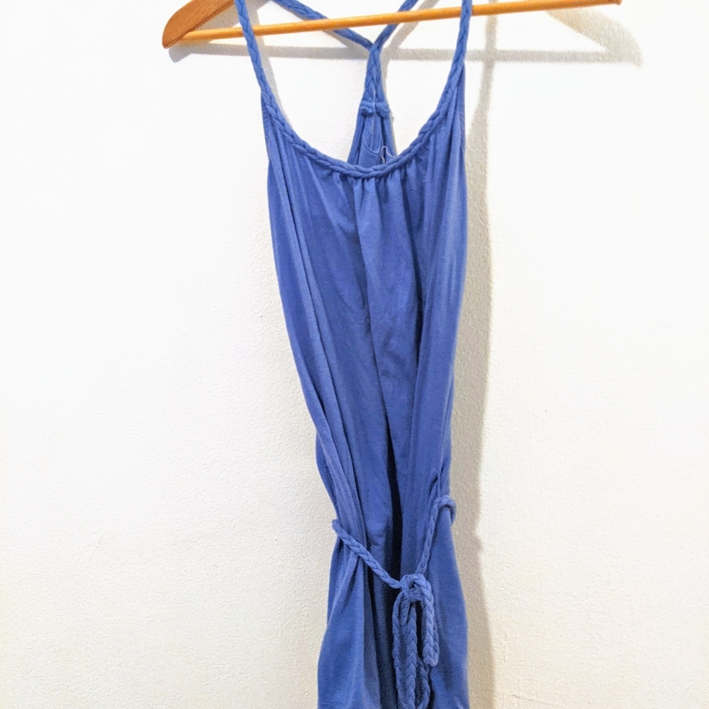 Casual blue strap top/dress